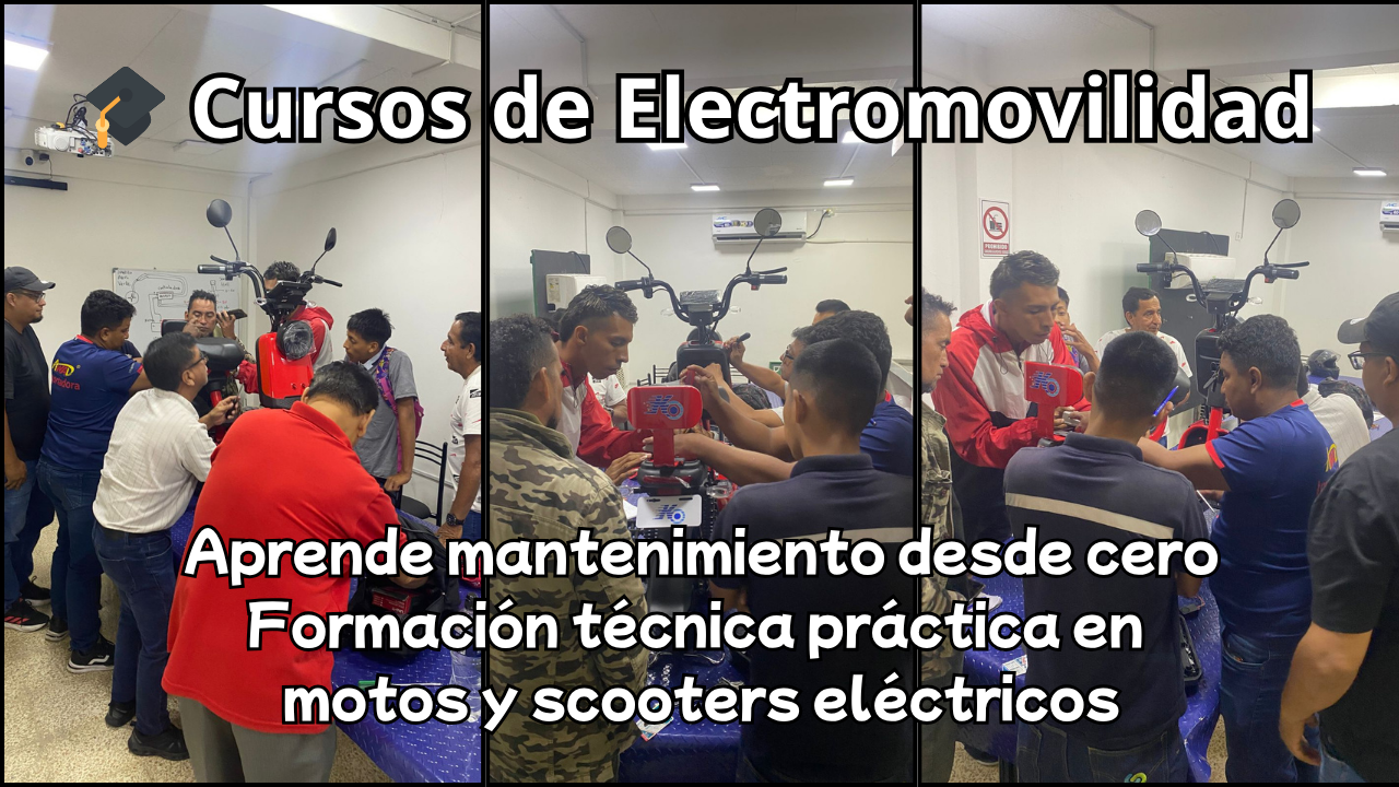 CURSOS DE LECTROMOVILIDAD, Formación técnica práctica en motos y scooters eléctricos